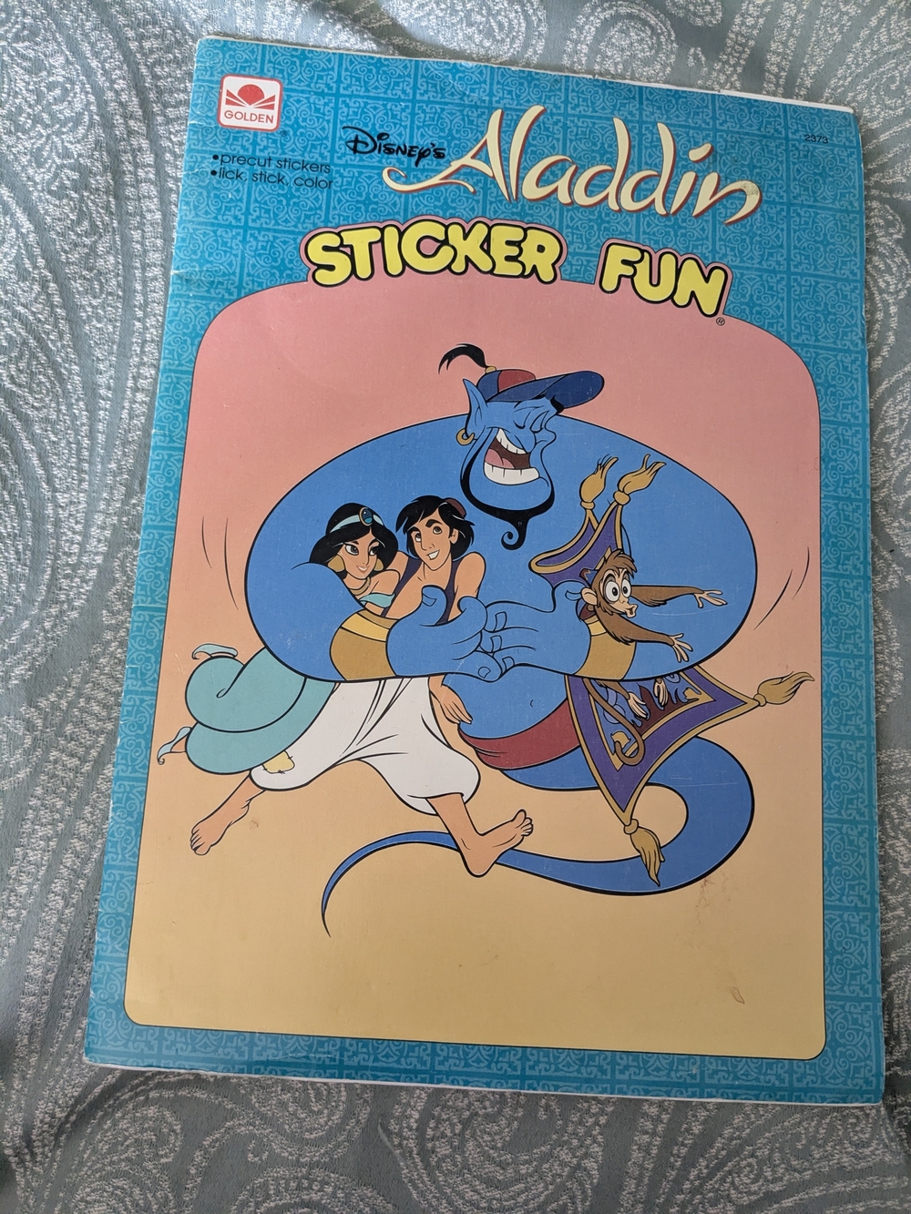 Disney Aladdin Sticker Fun - Blue and Teal